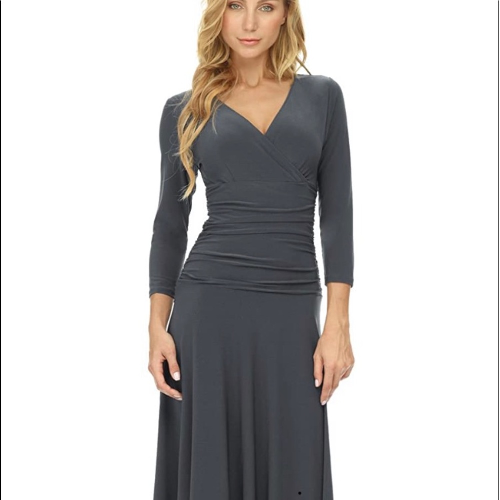 Slinky! Rekucci | Sz 10 Charcoal Dress